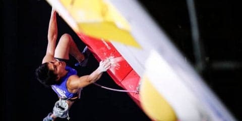 楢崎智亜が2種目連続のファイナルへ。原田海も2度目の決勝進出／IFSCクライミング世界選手権2019八王子【リード男子準決勝】