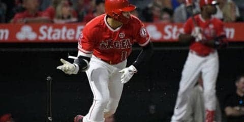 【MLB】大谷翔平、打球速度175キロの弾丸二塁打　初球を捉えて6試合連続安打
