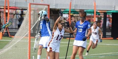 【ラクロス（女子）】炎天下の大熱戦！リーグ初戦は引き分けに終わる／関東学生ラクロスリーグ戦　東海大戦