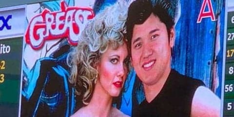 【MLB】大谷、初回は三振で66打席本塁打なし　70年代イベントで“ショウ・トラボルタ”登場