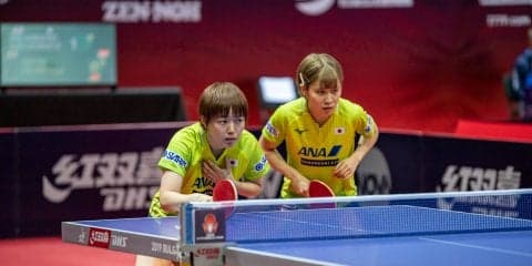 平野/芝田が同士討ちを制し、ベスト4＜卓球・ブルガリアオープン＞
