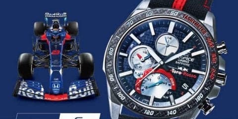 カシオの高機能メタルウォッチ「エディフィス」、トロロッソとのコラボモデル2種発売へ