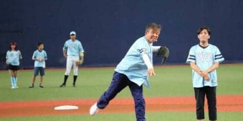 「闇営業問題」もネタに…　村上ショージさん、ジミー大西さん、ヤナギブソンさんが始球式