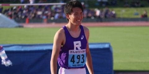 【陸上競技部】松浦岳のカッコよさは「ブレない青臭さ」。かけっこ少年だから成し得た第98代主将。