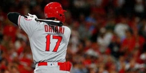 【MLB】大谷翔平、快足飛ばして左中間適時三塁打！　自己最長10戦連続安打