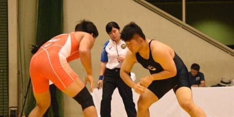 【レスリング部】　森田が３回戦敗退で、フリースタイルを終える