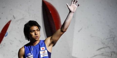 楢崎智亜「一番大きな舞台で勝てたことが嬉しい」。コンバインド男子決勝後の選手コメント／IFSCクライミング世界選手権2019八王子