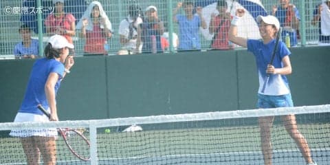 【テニス（女子）】ついに４強そろう！慶大から単複合わせて３本が準決勝へ／全日本学生テニス選手権大会　本戦６日目