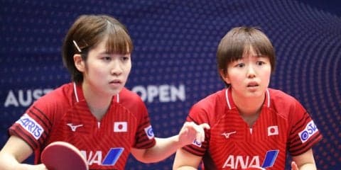 平野美宇/芝田沙季、韓国ペアに勝利＜卓球・チェコオープン＞