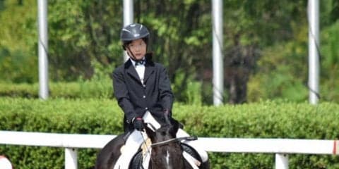 【馬術部】 馬場馬術競技で上位入賞し、あすの障害馬術へ