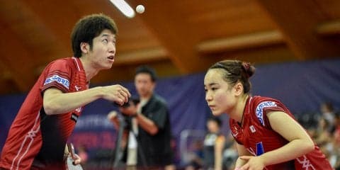 “みまじゅん”ベスト4進出　中国ペアを圧倒＜卓球・チェコオープン＞