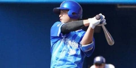 DeNA6年目嶺井、Gマジック点灯阻止へ逆転2ラン