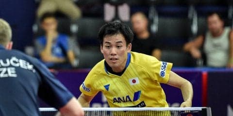 平野友樹、堂々の8強入り　張本下したルーマニア選手に逆転勝利＜卓球・チェコオープン＞