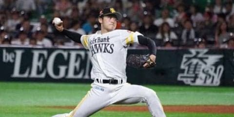 鷹・高橋純が危険球退場処分　フォークが抜け、中村奨の頭部に死球