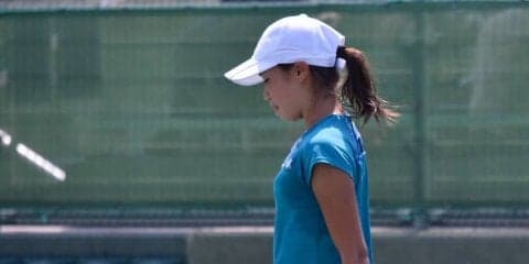 【庭球部女子】　吉田が準々決勝敗退