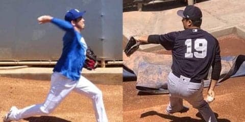 【MLB】前田健太＆田中将大、LAブルペン共演　ワールドシリーズでの初の投げ合いを期待