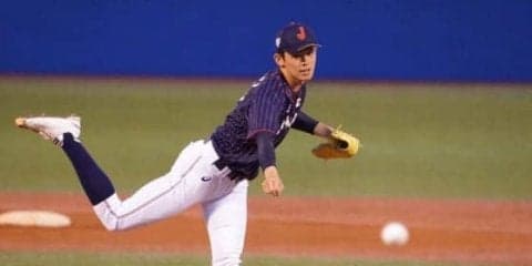 【侍J壮行試合】佐々木朗希、150キロ台連発！　注目の初球は152キロ、初回最速156キロ