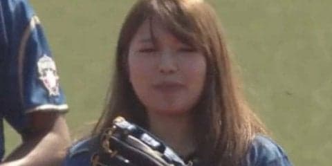 金メダリスト佐藤綾乃が日ハム始球式「従兄弟が打席に…すごく不思議な感覚」