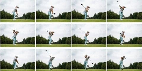 渋野日向子の高精度ショットは「下→上→下→上」の運動連鎖から スイングメカニズム解説