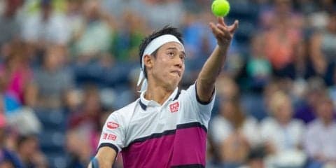 【速報】錦織 全米OP7度目の3回戦進出。エア・ケイも披露