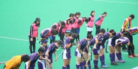 【ホッケー部女子】攻め続けるも惜敗。２部降格へ