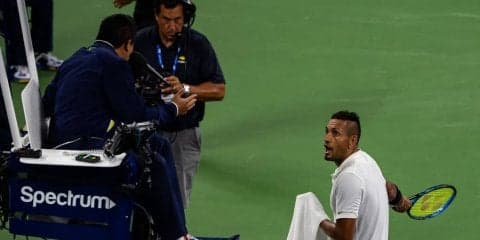 キリオス、暴言で警告をうけるも全米OP1回戦を快勝「今夜はパブに行くよ」