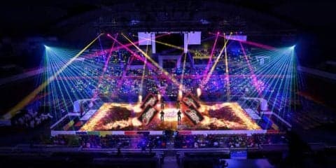 大阪エヴェッサ、TEAM GENESISとライブ演出とスポーツが融合したエンターテイメントを提供