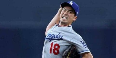 【MLB】前田健太、5回2失点で9勝目の権利持ち降板　日本人投手最多タイのシーズン12安打目が逆転打
