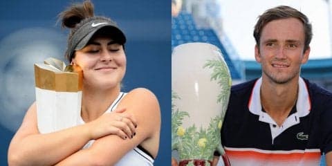 全米OPシリーズ最も躍進した若手選手、メドベージェフとアンドレスクが受賞