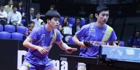 【速報・Tリーグ】2季目開幕戦は岡山が先取　丹羽・張本ペア及ばず