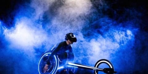 VR空間を疾走する通信対戦型の車いすエンターテイメント「CYBER WHEEL X」発表