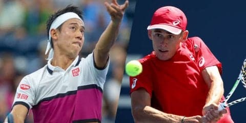 【速報予定】錦織VSデミノーの全米OP3回戦。今季2度優勝の若手迎え撃つ