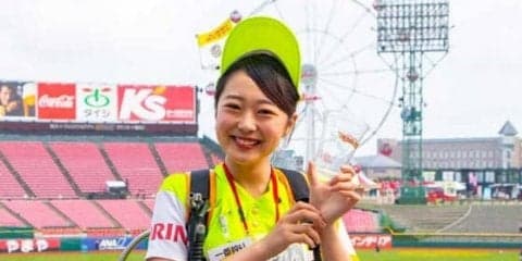 「ずっと憧れでした」“天真爛漫”かれんさんが思い描く理想の売り子像とは