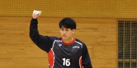 【ハンドボール部男子】　桃学大に６点差をつけ、開幕連勝！