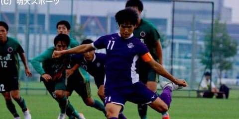 ２-１で初戦突破　主将の２発で逆転勝利／総理大臣杯全日本大学トーナメント