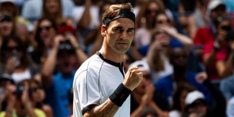 ギアを上げたフェデラーによる79分の圧勝劇。ゴファンに2度しかキープさせず