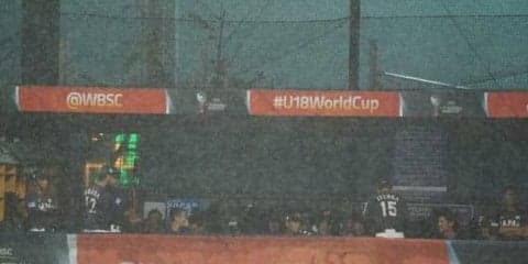 【U-18W杯】日本が1-3で台湾に敗れ初黒星を喫する　5回降雨コールドで無念の決着