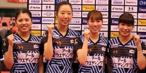 TOP名古屋、開幕初白星　初代女王破る＜卓球・Tリーグ＞
