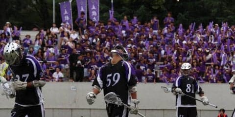 【男子ラクロス部】白星スルリ… 東大に走り負ける