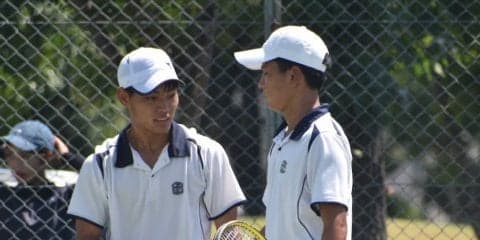 【庭球部男子】 関大に完敗で、リーグ戦連敗