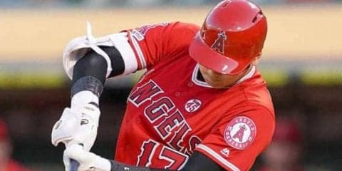 【MLB】大谷翔平、第3打席で左翼線へ適時二塁打！　ノーヒッター右腕から16打席ぶり安打