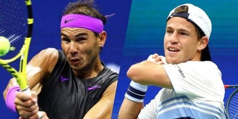 【速報予定】ナダルVSシュワルツマンの全米OP準々決勝。10時頃開始予定