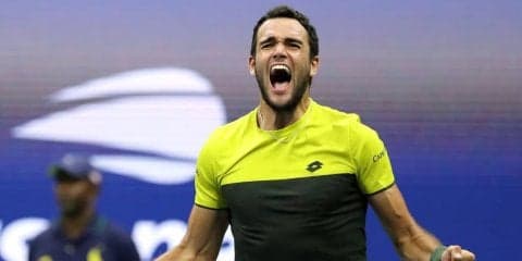 23歳ベレッティーニ「ほんの少しの差しかなかった」。約4時間、フルセットの激闘制しベスト4進出