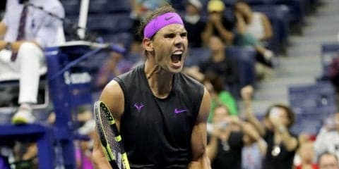 ベスト4進出のナダル「フィジカルは大丈夫」。マッサージを受けるも問題なし