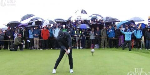 【動画】スローで見るブルックス・ケプカのアイアンショット（全英OP19）