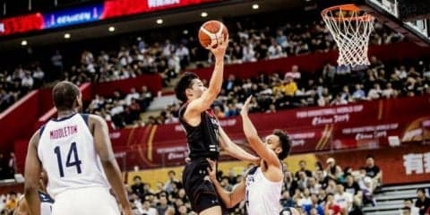 馬場雄大、アメリカを相手に入魂のプレーで18得点「経験を埋めれば絶対に戦える」