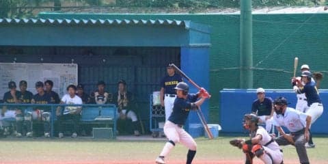【野球部】逆転許すも、勝負強い打撃で接戦制す