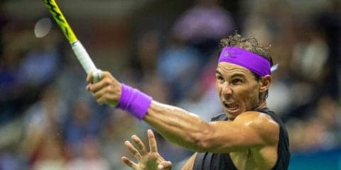 ナダルが魅せた。試合後のミラクルショットに会場も大興奮