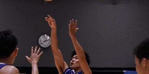 【バスケットボール部男子】 課題のリバウンドが浮き彫りになり、大院大に敗北