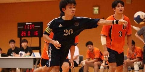 【ハンドボール部】法大に10点差勝利！GK・荻原「最高です」